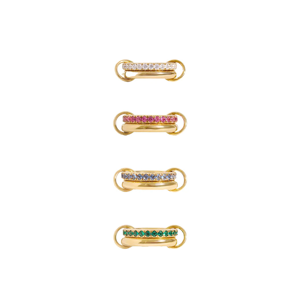 Gemstone Link Ring